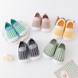 First Walkers Summer Selling Baby Walking Shoes Soft Soled Baby Mesh Shoes Anti-slip Breathable Mesh Shoes 230314