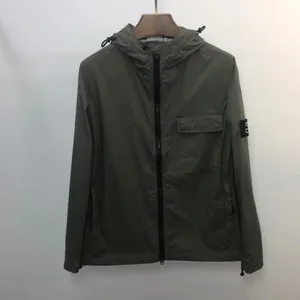 DUYOU MENS CAHETLER Windbreaker Zip Kapşonlu Güneş Koruyucu Dış Giyim Hip Hop Tasarımcısı Katlar Kol Bandı Moda Yayı ve Sonbahar Su Geçirmez Parkas Boyutu M-2XL 800030