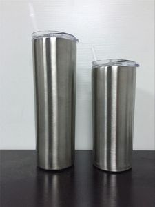 15 onças de aço inoxidável Tumbler magro caneca de caneca de caneca de caneca a vácuo caneca de parede dupla de parede dupla com palha ao ar livre garrafa