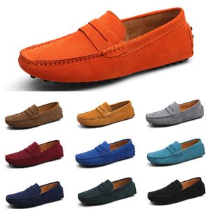 Erkekler Sıradan Ayakkabı Espadrilles Üçlü Siyah Donanma Kahverengi Şarap Kırmızı Taupe Gök Mavisi Burgundy Erkek Spor ayakkabılar açık koşu yürüyüş boyutu 40-45 doksan bir