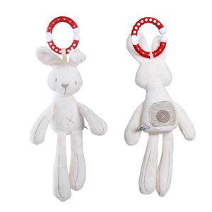 28cm fofo bebê berço windbell rabbit urso elefante macaco de camas de campainha reconfortante Early educação recém -nascida mobiles brinquedo por atacado