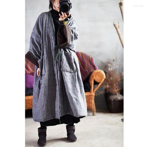 Women's Trench Coats Women Autumn Winter Thin Coat Outerwear Ladies Patchwork Topcoat Female Long 2023 Overcoat