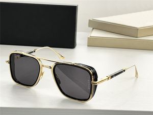 Ny modedesign män fyrkantiga solglasögon EPXL08 Utsökta metallram Enkel och generös stil mångsidig utomhus UV400 -skyddsglasögon