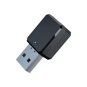 Transmissores Bluetooth sem fio v5.0 Adaptador de receptor USB Speakers de música de 3,5 mm com Microfone carro Adaptador de áudio estéreo KN318