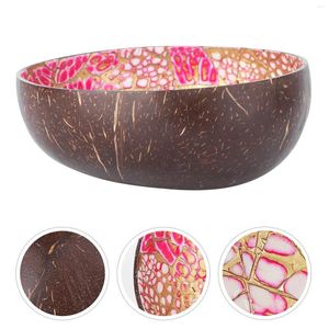 Bowls Bowl Shell Candy Key Storage Container Serving Holder Natural Nuts Decorative Soup Mixing Wood Ramen Fruit Tray