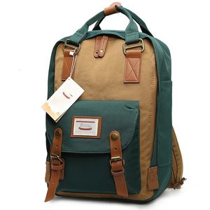 School Bags Fashion Women Backpack Waterproof 14 Inch Laptop Backpacks Schoolbag For Girl Travel Bag Mochila High Quality 230314