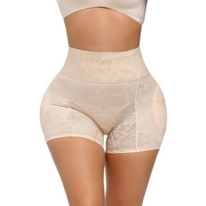 Waist Tummy Shaper Lacy Shape Panties Waist Trainer Butter Lift Buttock Hip Enhancer Briefs Shapewear Booty Lifter Fake Ass Booty Pad Control 230314