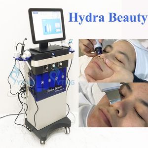 Multifuncional Hydra Dermoabrasão Máquina Facial 14 em 1 Limpeza de Pele Oxigênio Facial Hidro Facial Micro Dermoabrasão Cuidados com a Pele Equipamento de Beleza para Levantamento de Rosto
