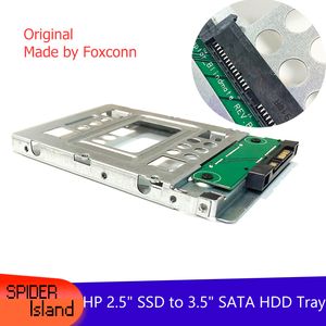 Original new 654540-001 2.5" SSD to 3.5" SATA Adapter Tray Converter SAS HDD Bracket for DELL / hp / Mac Pro