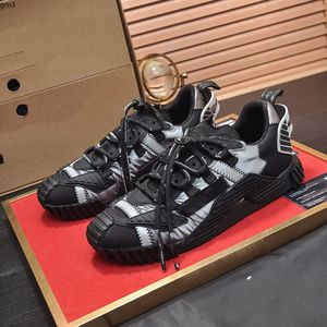 Moda migliore alta qualità vera pelle fatta a mano multicolore gradiente sneakers tecniche uomo donna scarpe famose scarpe da ginnastica taglia 35-46 M KJK gm30000010