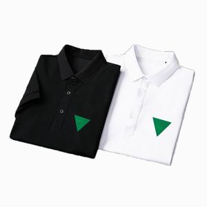 Erkek Polos Gelişmiş Tasarım 2023 Yaz Yeni Erkekler Sıradan Gömlek Pamuk Gevşek Polos Erkek Polos Düz Renk Moda Polo Boyutu M-4XL