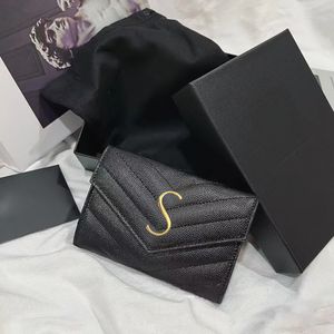 Luxus-Designer, hochwertige Geldbörsen, Handtasche, echtes Leder, Kaviar-Geldbörsen, Kartenhalter, Herren, Mini, schwarzes Lammfell, Damen, Münzkarte, Schlüssel-Geldbörse, Innenschlitz-Etui-Geldbörse