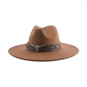 Berretti Cappelli Per Le Donne Fedora Uomini Cappello Maschile Cowhead Cintura Da Cowboy Occidentale Vintage Jazz Caps Chapeu Masculino Sombreros