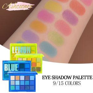 Makeup Tools 9 15 Color Eye Shadow Palette Pearl Matte Sequins Durable Waterproof Plate Beauty 230314