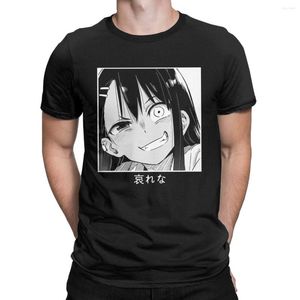 Erkekler Tişörtleri Acıklı Oyuncak Benimle Don't Miss Nagatoro Pamuk Giysileri Yenilik Kısa Kollu Crewneck Tee Sessiz Plus Beden Manga T-Shirt
