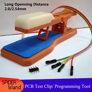テストクリップTTL PCBテストプログラミングエクストラサイズ長距離プログラムダウンロード3-8pセットトップボックスJTAGプローブフィクスチャ1列