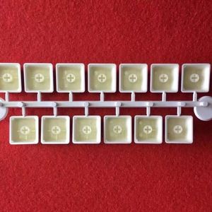 Novo 13 key qwer Asdf ESC Arrow Keycaps White ABS CAPS LIMPO DE VOLTA PARA O teclado de jogos mecânicos para o interruptor Cherry MX