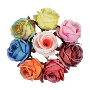 Fiori artificiali 50 pezzi Rose finte polverose dall'aspetto reale per bouquet da sposa fai da te Centrotavola floreali per addio al nubilato Decorazioni per tavoli per feste