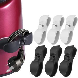 Silicone Cord Winder Holder Clip Kitchen Organizer Cord Wrapper Coffee Maker Air Fryer Cable Winder Hooks Wire Fixer Tools LX5485