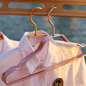 Thickening and widening Aluminium alloy Closet Adult Skirt Dress Coat Clothing Cloth Hanger Space Saving Kids Clothes Hangers