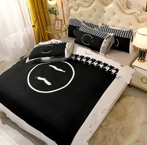 Top Duvet Cover Fashion Brand Four-piece Set Twill Cotton Bedding Standard Plus-sized Without Heart