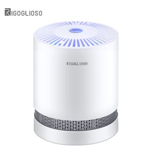 Humidifiers RIGOGLIOSO Air Purifier For Home True HEPA Filters Compact Desktop Purifiers Filtration with Night Light Air Cleaner GL2109 230314