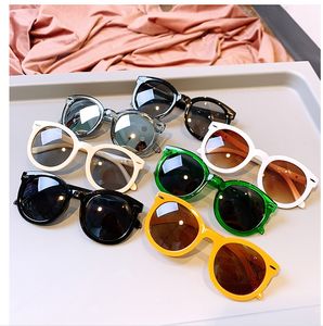 Occhiali da sole quadrati vintage Bambini Rivets Brand Designer Mirror Glasses Big Frame Eyewear for Boys Girls