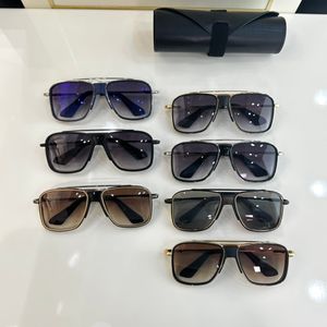 Occhiali da sole da uomo per le donne Ultimi occhiali da sole di moda Occhiali da sole da uomo Occhiali da sole in vetro UV400 Gafas De Sol con scatola di corrispondenza casuale 116