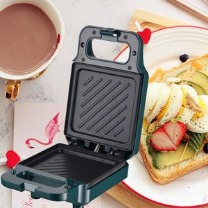 Brödtillverkare Sand Maker Breakfast Machine Toaster Machine Home Light Food Waffle Maker Multifunktion Värme Toast Pressure Toaster 230314