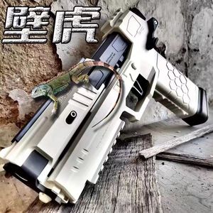 New 4.0 Gecko X8 Plastic Soft Bullet Toy Guns Manual Pistol Blaster Shooting Model Launcher For Boys Children Adults Outdoor Games