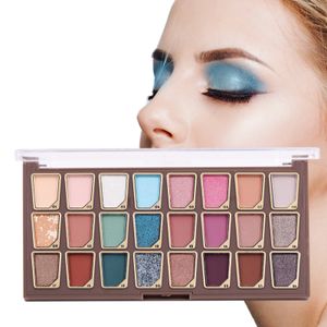 Ferramentas de maquiagem 24 Cores Eyeshadow Plate de face de paleta Placa de glitter duradoura Cosméticos à prova d'água 230314