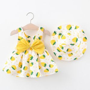 Dziewczyna sukienki dziewczyny 2pcs Baby Letnia sukienka ubrania