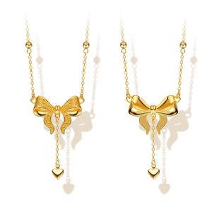 Colar para mulheres jóias de jóias Butterfly Love Charms for Jewelry feminino Fazendo colares de luxo de moda de moda de moda de ouro banhados YW0003247