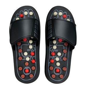 Massage Shoes Feet Massage Slippers Foot Reflexology Acupuncture Therapy Massager Walk Stone Shoes Acupuncture Cobblestone Massager 230314