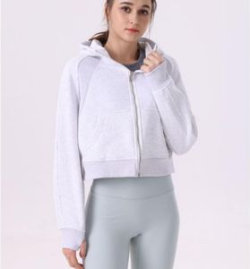 Women's Hoodies Full Zipper Outdoor Leisure Sweater Gym Clothes Women Tops Jackets Exercise Running Hooded Coat