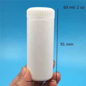 50pcs 60ml Parfüm Şişesi Beyaz Siyah Plastik Kozmetik Kavanoz Tozu Konteyner İçin Boş Dolunabilen Şişeler