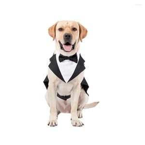 Dog Apparel Pet Wedding Suit Dress Dogs Clothes Creative Bowtie Gentlemen's Tuxedo