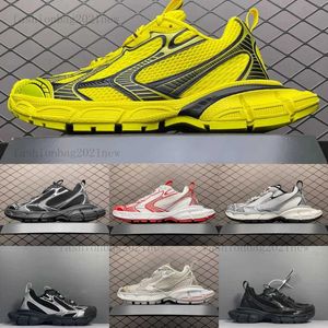 Дизайнерские роскошные брендовые мужские и женские повседневные кроссовки для бегунов, сшитые кожаные туфли Balencaigaity седьмого поколения, кроссовки для бега, кроссовки с принтом