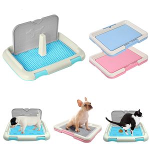 Andra hundförsörjningar Träning Toalett inomhus Potty Pad Holder Portable Kattlåda Small Medium S Katter Tray Pet 230313