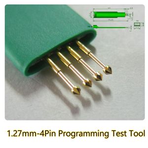 PCB Test Fixture Tool Test Probe Pogo Pin Pitch 4Pin 1.27mm Test Programming Download Fixture Hand JTAG held tool