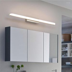 Lâmpadas de parede Modern minimalista LED Mirror Lamp 8W penteado armário de banheiro vaidade