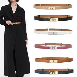 Belts Celra de couro de vaca Moda feminina Casual Luxury Designer Dress Jeans Acessórios Decoração Goth Punk Curdset For Women 230314