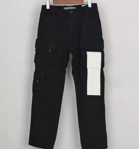 Kamienne spodni Wysokiej jakości plastry odznaki męskie mody mody litery kamienne spodnie do joggera spodnie ładunkowe długie sportowe spodnie Ubranie Kamienie CP 334 970