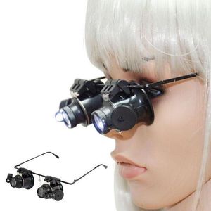 Onarım Kitleri Kafa Bandı Gözlükleri Led Hafif Metal Loupe El Sanatları Optik Cam Takı İzci Lens Magnifi O4D5 Araçları