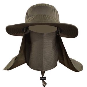 Chapéus largos chapéus chapéus de balde de escalada ao ar livre chapéu de balde grande crava redonda de sol chapé de pesca rápida secagem