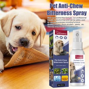 Outros suprimentos de cães Pet Bitter Antignawing Spray despejo cães de mascar e pernas de cadeira de cadeira Sofá para evitar morder 230313