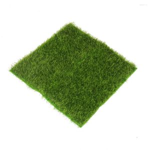 Decorative Flowers Artificial Fake Lawn Turf Grass Fairy Garden Dollhouse Micro Landscape Decor