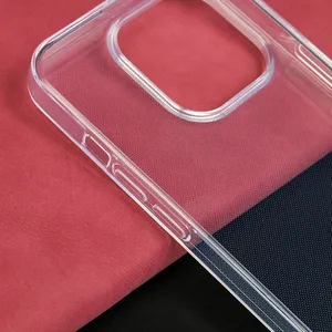 Capa de telefone transparente de TPU suave para iPhone 14 13 12 Pro 11 mini 7 8 mais xr xs max choque à prova de choque Tampa