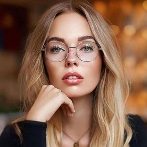 Sunglasses Frames Fashion Ony Eyeglasses Frame Blue Light Blocking Women Designer Brand UV400 Anti-Reflective Female Optical EyewearFashion