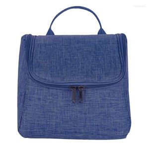 Sacos de armazenamento Bolsa de higiene pessoal pendurada para homens homens grandes maquiagem de maquiagem Organizador de água resistente à água Viajante chuveiro de banheiro